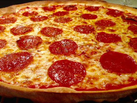 Homemade Thin N Crispy Pepperoni Pizza