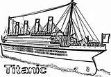 Titanic Coloring Ship Pages Cruise Netart Color Kids Printables Print Disney Boat Search Line sketch template