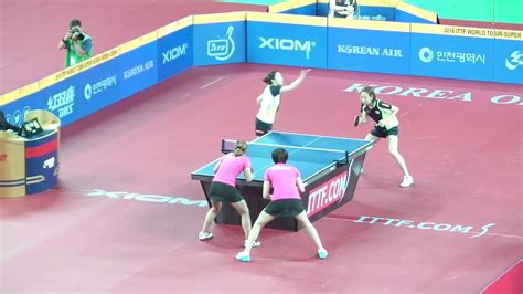 korea open womens doubles final youtube