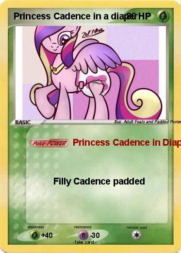 pokemon princess cadence   diaper princess cadence  diapers  pokemon card