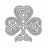 Coloring Celtic Pages St Patricks sketch template