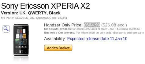 xperia  priced   shows ui  video