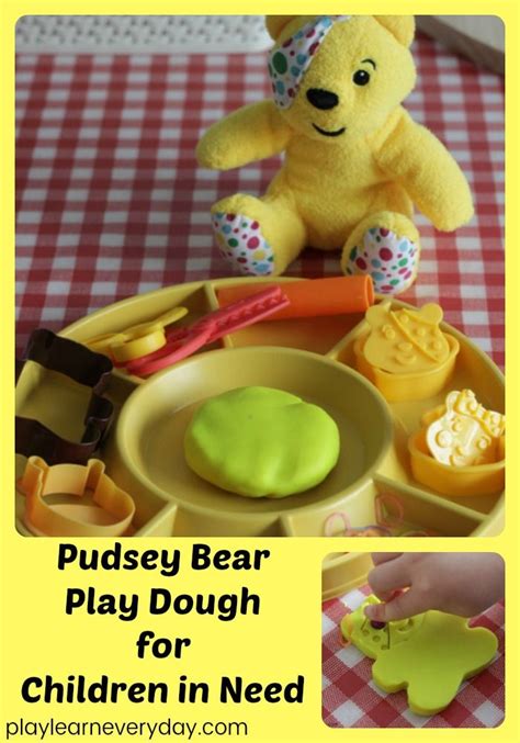 pudsey bear play dough  children   children   pudsey