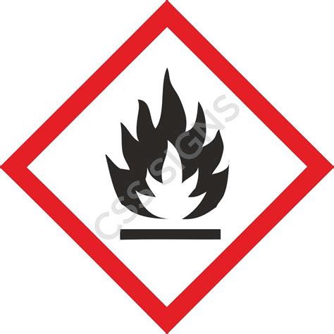 flammable ghs hazard label sign shop ireland css signs