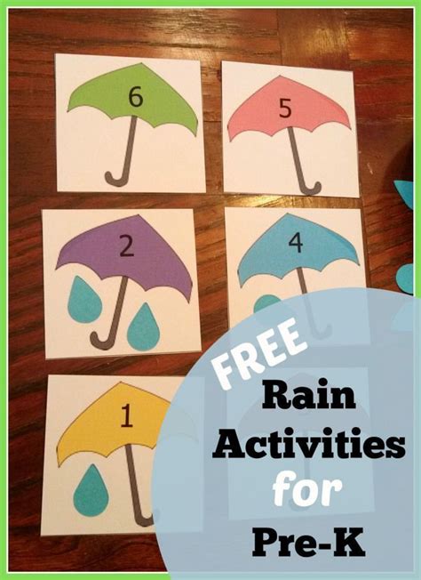 great  rain activities  pre  spring theme preschool