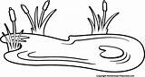 Pond Clipart Clip Lake Drawing Lily Duck Ponds Outline Pad Fish Cliparts Water Line Frog Coloring Pages Library Kid Transparent sketch template