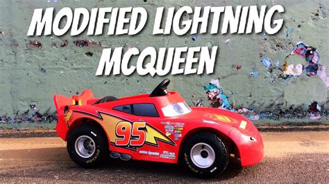 modified power wheels lightning mcqueenv amp controllerbest electric ride   kids