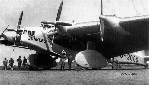 car guy junkers   amazing aircraft  passenger seats   front   wings