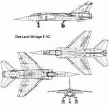 Mirage Dassault Planos F1c Maquetland Pers Andelys Rafale Blueprints Aviones 3v sketch template