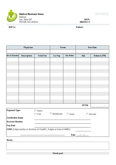 medical receipt template  invoice template ideas