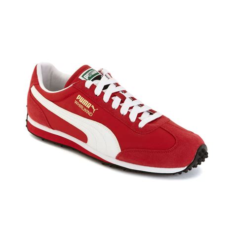 lyst puma whirlwind classic sneakers  red  men