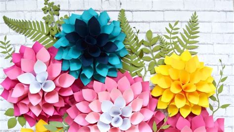 paper flower templates  craft patch