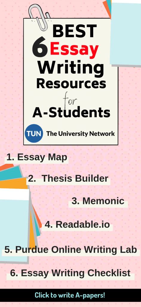 essay writing resources   students  university network