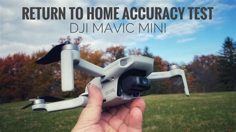 dji mavic mini return  home accuracy test youtube