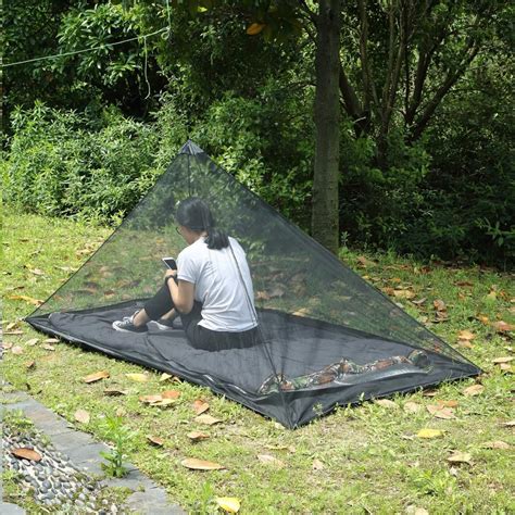lightweight camping hammock insect net mesh tent sleeping canopy ebay