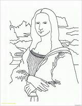 Mona Lisa Coloring Drawing Color Line Clara Barton Pages Printable Kids Da Print Getcolorings Leonardo Online Clipart Colouring Drawings Paintingvalley sketch template