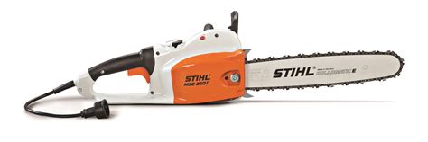 stihl lightweight electric chainsaw packed  power stihl usa