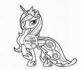 Coloring Princess Pages Pony Little Luna Celestia Color Getcolorings Getdrawings Wuppsy sketch template