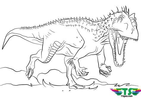 dinosaur tyrannosaurus rex coloring page tsgoscom