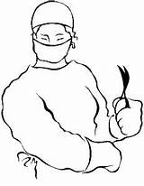 Surgeon Coloring Pages sketch template