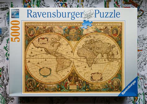 ravensburger  piece puzzle world map ravensburger historical