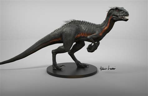 awesome indoraptor  model  mockup