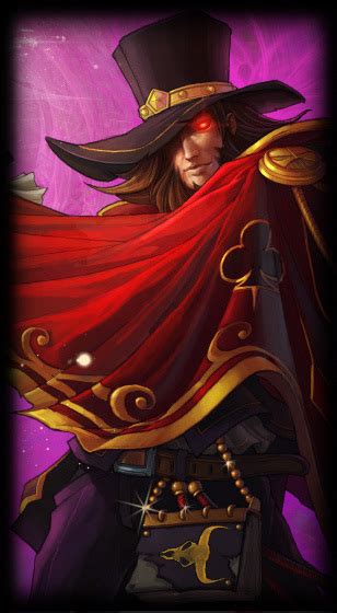 magnificent twisted fate league  legends lol champion skin  mobafire