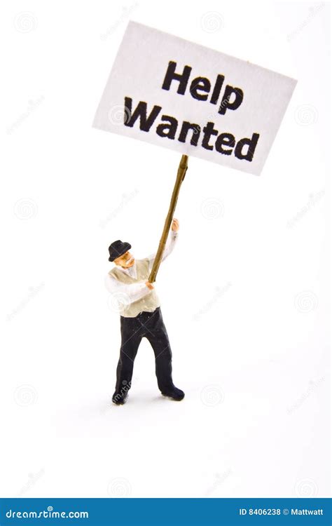 wanted stock photo image  sign small business