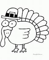 Coloring Turkey Funny Thanksgiving Pages Printable Popular sketch template