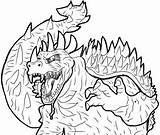 Anguirus Deviantart sketch template