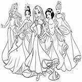 Princesas Dibujode sketch template
