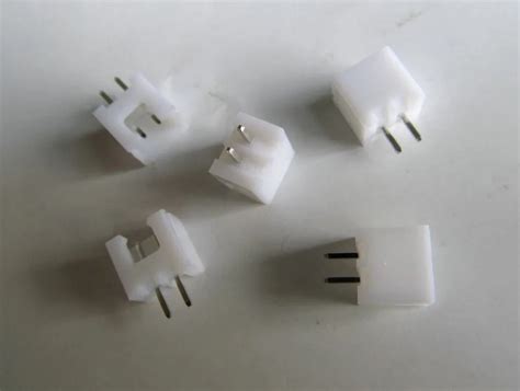 pcs white  pins xh male straight pin socket connector