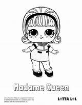 Lol Coloring Pages Queen Surprise Madame Doll Dolls Lotta Choose Board Birthday sketch template