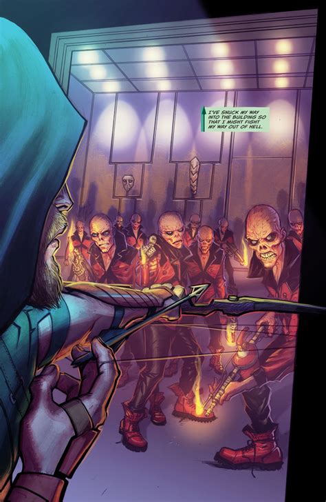 Green Arrow Vs The Burned Comicnewbies
