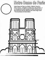 Dame Cathedrale Coloringsky sketch template