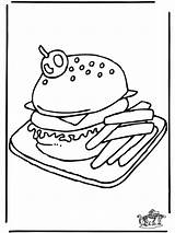 Hamburger Coloring Pages Sheet Funnycoloring Popular Cat Template Library Clipart Books Coloringhome Advertisement sketch template