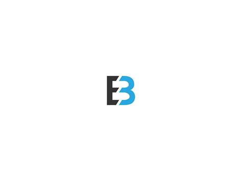 eb logo design  obaydur rahman  dribbble