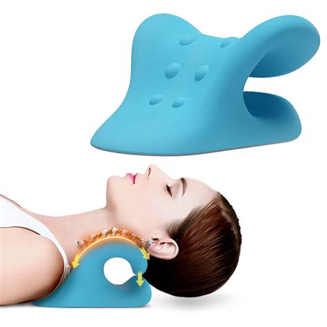 buy bemkwgcervical neck traction pillow neck stretcher cloud hump