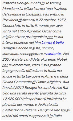 text  italian  roberto benigni learn italian daily