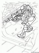 Soldat Coloriage Zukunft Futur Robots Imprimer Spaziale Soldado Soldato Nave Soldados Ausmalbilder Guerrero Eddie Azione Guerras Futuristas Aktion Soldats Ação sketch template