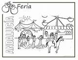 Feria Comunidad Andalucia sketch template