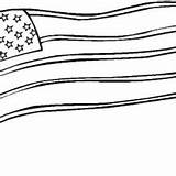 Independence Coloring Waving Flag Event Usa Pages Netart sketch template
