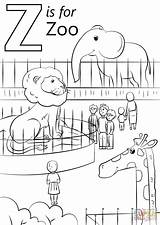 Zoo Coloring Pages Animals Printables Preschool Animal Letter Printable Worksheets sketch template
