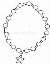 Necklace Coloring Pages Pearl Star Printable Kids Color Getcolorings Print Categories Lei sketch template