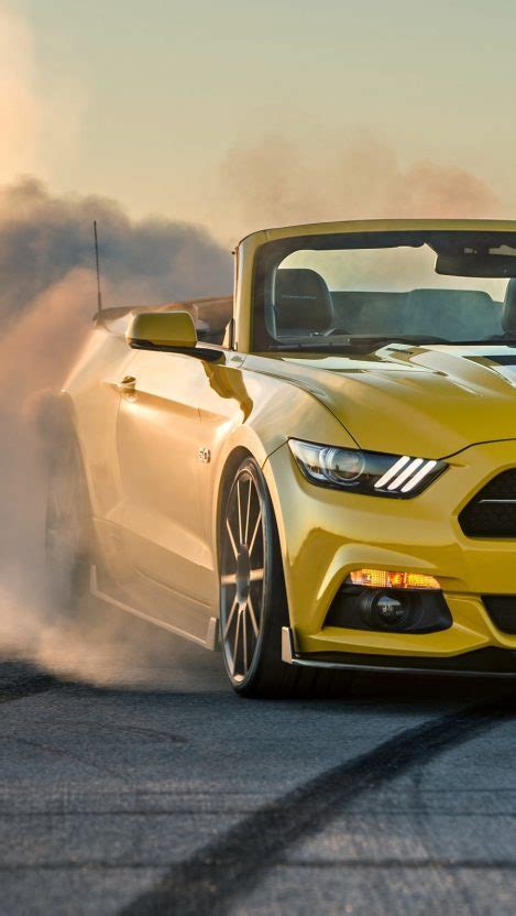 ford mustang gt convertible burnout iphone wallpaper iphone wallpapers