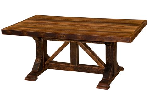 barnwood homestead  foot dining table