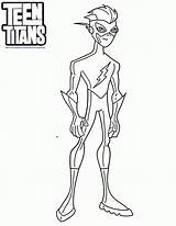 Coloring Pages Titans Teen Go Flash Popular sketch template