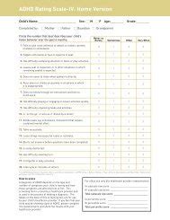 profile report conners teacher rating scalesrevised long