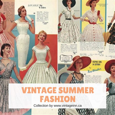 vintage summer fashion inspiration from the 1920s 1930s 1940s 1950s