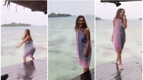 Viral Foto Dan Video Seksi Luna Maya Berbikini Dan Berjoget Di Pinggir